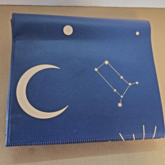 GAIAM Yoga Mat Blue Celestial Sun Stars Moon Constellations