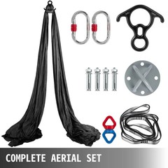VEVOR Aerial Silk, 11yd 9.2ft Aerial Yoga Swing Set Yoga Hammock Kit – Antigravi