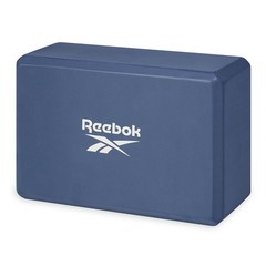 Reebok Solid Yoga Block (Hoops Blue), 4” x 6” x 9” Brick with Hoops Blue