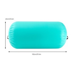 Gymnastics Air Roller for Balance Training PVC Foldable Exercise Equipment Green