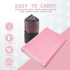 Hot Yoga Towel – Microfiber Non Slip Yoga Mat Towel with Grip Dot Sweat Absorben