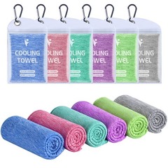 Clothirily 40″x12″, Blue/Purple/Rose Red/Light Grey/Green/Teal Blue, 6 Pack