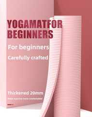 Anti-slip, Thickened, Widened And Lengthened Home Yoga Mat For Men And Women