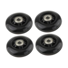4 Pieces Pilates Reformer Wheel Repair Parts Smooth 2.76inch Pilates Core Bed