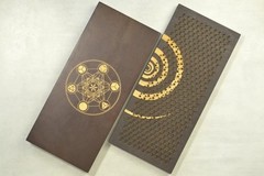 Sadhu Board “Metatron’s Cube” Yellow Galvanized Nails 10 mm/0.4 inch
