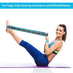 Multi-Loop Yoga Stretch Strap Elastic Band for Ballet Dance Pilates Flexibility