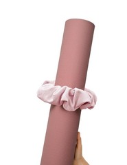 Mirmire Yoga Mat Scrunchie – Yoga Mat Holder – Soft & Luxurious Fabric – Yoga…