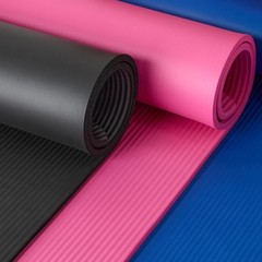 Comfortable Extra Thick Yoga Exercise Mat for Home or Studio – Hand Washable