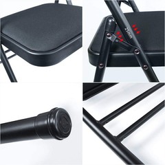 INNOLIFE Yoga Auxiliary Chair with Lumbar Back Support Foldable Balance Training