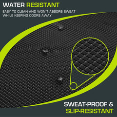 Exercise Balance Pad, Non-Slip Cushioned Foam Mat & Knee Pad for Fitness and Sta