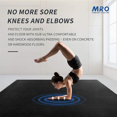Extra Large Non-Slip Yoga Mat for Home Gym – Thick & Soft for All Workouts