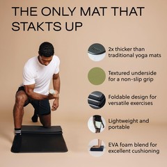 The Original Foldable Yoga Mat, Premium Foldable Exercise & Workout Mat with …