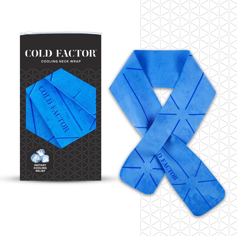 COLD FACTOR Mini Cooling Neck Towel – PVA Premium Wrap 3 Blue