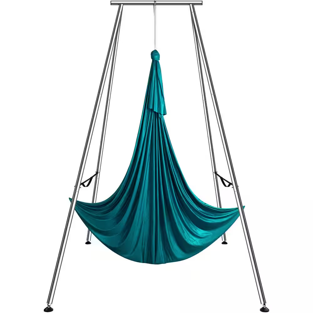 Aerial Yoga Frame and Yoga Hammock 9.67 Ft. H Professional Yoga Swing Stand Come