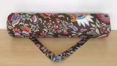 Brown Crown Yoga Mat Carrier Bags Hippie Mandala Cotton Bags With Shoulder Strap