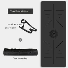 Natural Rubber Female Non-slip Professional Gymnastic Yoga Mat