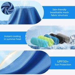 Cooling Towels – 5 Pack Gym Towels, Gym Towel for Working Out, Yoga Towel, Qu…
