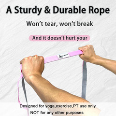 Stretching Strap Yoga Strap with Loops, Stretch Straps for Physical Therapy, Non