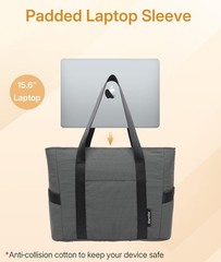 MOYAQI Gym Bag for Women with Zipper, Nurse Work Tote with Compartments, Wome…