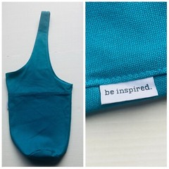 LOT OF 12 – Be Inspired Brand Yoga Mat Sling Bag Lake Green Wholesale Bulk