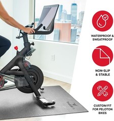 Bike Mat for Original Peloton Bike & Bike+ and Cross Training Bike & Bike+,