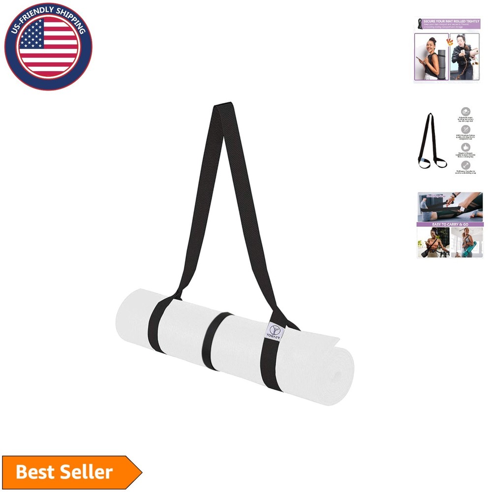 Thick72″ x 24″ x 6mm Yoga Mat Exercise Gym Fitness mat Non slip with carry strap