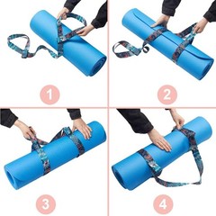 2 Pack Yoga Mat Carry Strap, Carry Strap for Yoga Mat, Adjustable Yoga Mats Ca…