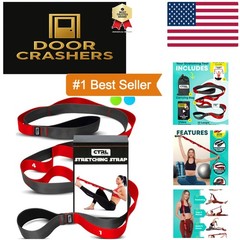 78-Inch Strengthening Stretching Strap with Comfort Handles – For All Levels