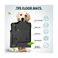 KARPAL Floor Mats for 2014-2019 Chevy Silverado/GMC Sierra 1500(19 LD Only), …