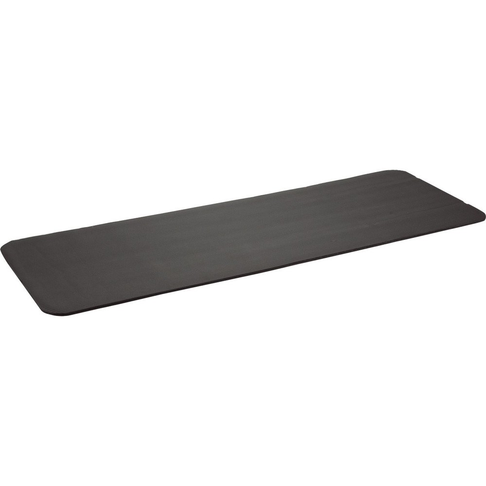 IRONMAN CLUB Training & Yoga Mat IMC-41 Black 10mm Thick with Rubber Band and St