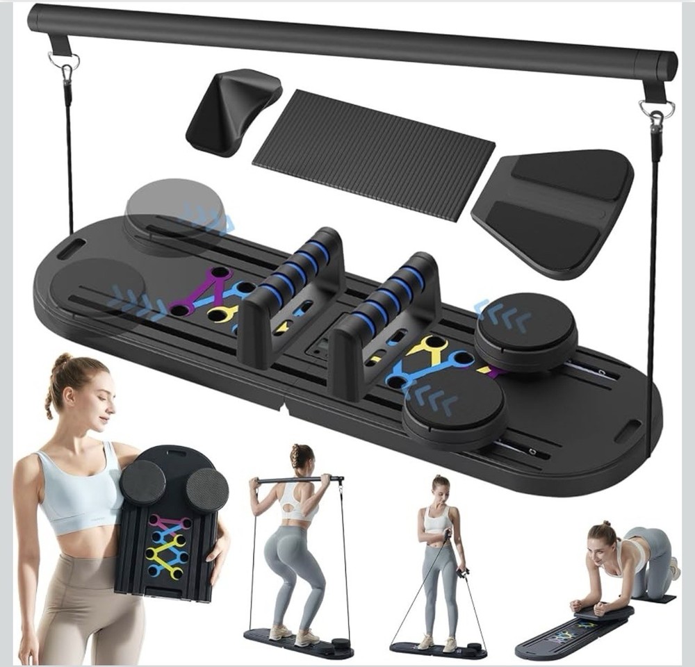 Quvvrev Pilates Board – Pilates Reformer Set for Home Workout..
