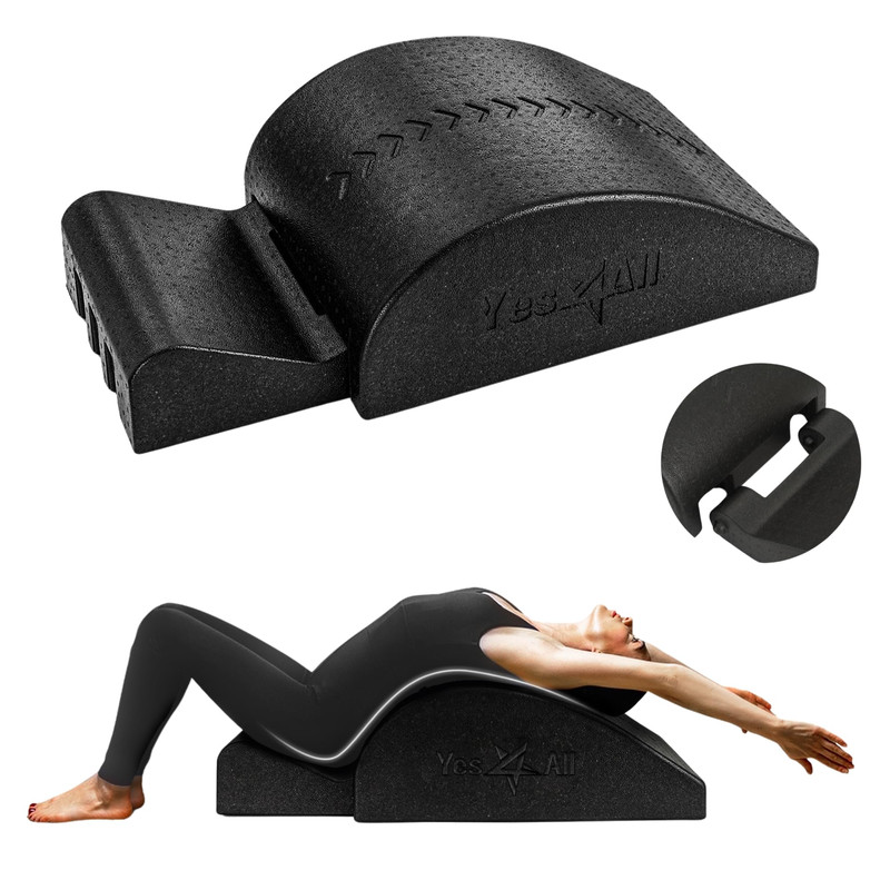 Yes4All Pilates Spine Corrector Pilates Arc 350Lbs Foldable Pilates Massage Bed