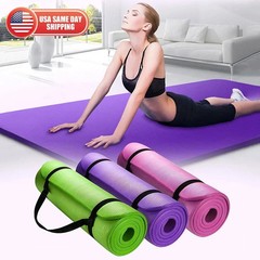 Extra Thick 4mm Exercise Yoga Pilates Mat Gym Fitness
