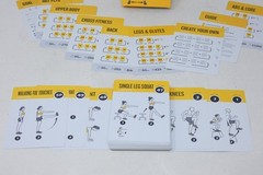 Bodyweight 3.5″ x 5″ Exercise Cards 62 Exercise & Stretch + 7 Workouts & Goals