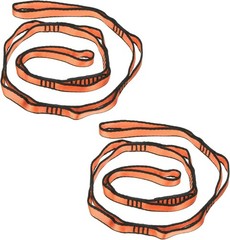 Daisy Chain Straps, 2 Pack Strong Climbing Strap Adjustable Nylon Chain Sling