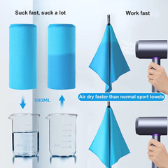 Quick-Drying Microfiber Sport Towel for Travel Fitness Camping Running Yoga Swim