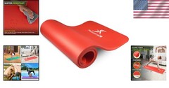 Water-Resistant Extra Thick Yoga Mat – ½” Foam, 71” Long with Non-Slip Surface
