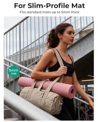 Reiki Gym Bag for Women Puffy Yoga Mat Travel Medium 15L 15L-Candy Pink