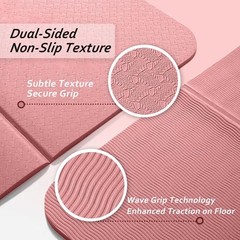 Foldable Camping Mat & Travel Exercise Pad – Waterproof TPE Outdoor Mat for H…