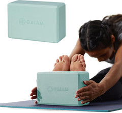 Yoga Block – Supportive Latex-Free Eva Foam – Soft Non-Slip Surface with Beveled