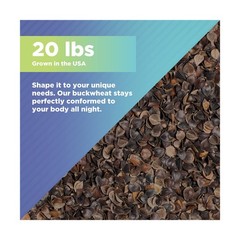 Organic Buckwheat Hulls Filling – Natural and Eco-Friendly Refill for Pill