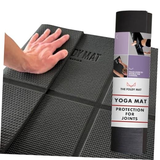 Foldable Yoga Mat Thick, in 6 Combinations; Greater Support and Protection for