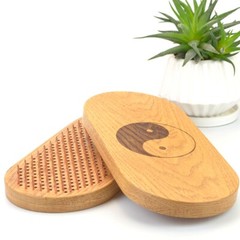 Oak Sadhu Board “Yin Yang” Copper Nails 10 mm/0.4 inch