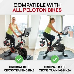Bike Mat for Original Peloton Bike & Bike+ and Cross Training Bike & Bike+,