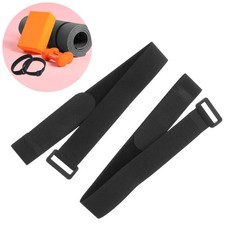 12Pcs Adjustable Yoga Mat Sling Durable Nylon Mat Carrier Black for Exercise