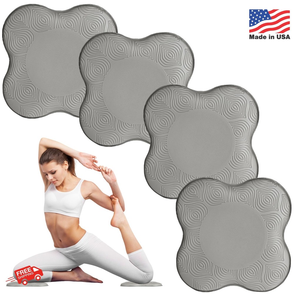 2 packs Yoga Knee Pad Mats Extra Thick for Knees Elbows Wrist Hands Head Foam Pi