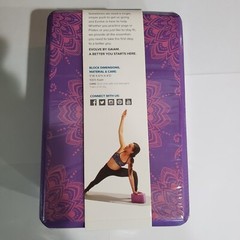 Evolve Foam Yoga Block Grey 9″ x 6″ x 4″ Deepen Stretch Improve Balance