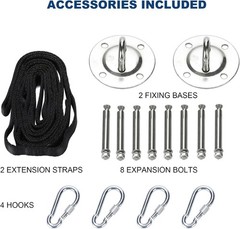 Strong Aerial Yoga Sling Kit – Supports Over 400 lbs for Full Body Fitness