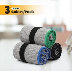 3 Pack Microfiber Gym Towel Fast Drying Men Women Workout Gear for Body 3pcs