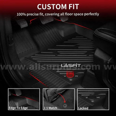 LASFIT Floor Mats for Ford F-150 2015-2026 | F150 Lightning 2022-2025 SuperCr…